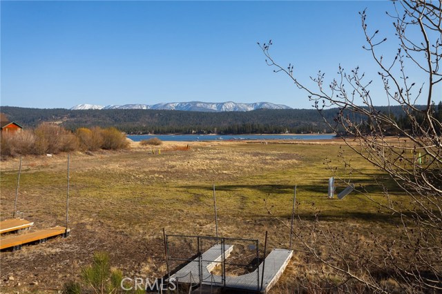 Large open area with a frisbee golf course ready for play. There is also a private boat dock ready for you when the lake water levels rise.