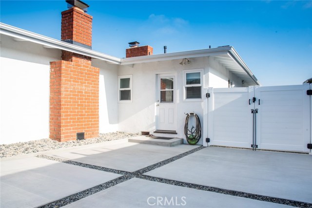 exit from the laundry room... Private gated rear yard!