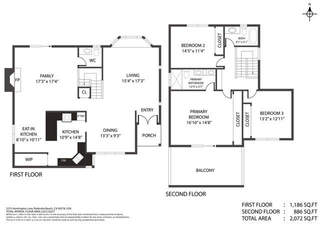 2215 Huntington Lane, Redondo Beach, California 90278, 3 Bedrooms Bedrooms, ,2 BathroomsBathrooms,Residential,Sold,Huntington,PW21010737