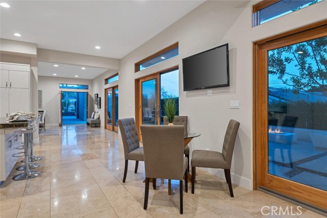 eat in kitchen as seen from family room