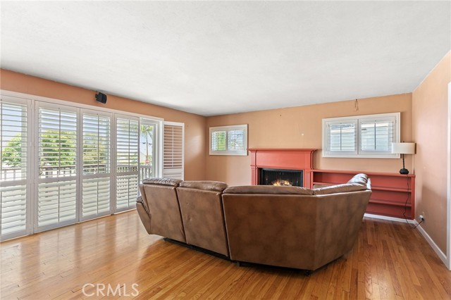 Upstairs unit living room