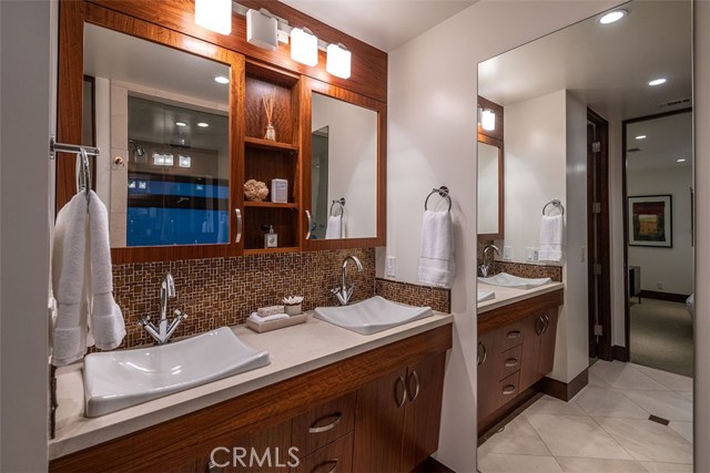 Master bathroom vanity