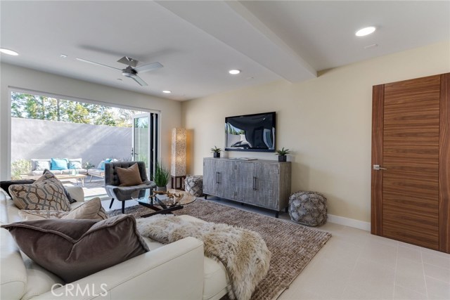 Opening the home to the outdoors via stacking doors