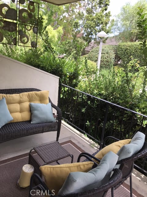 Comfortable side of the large front porch