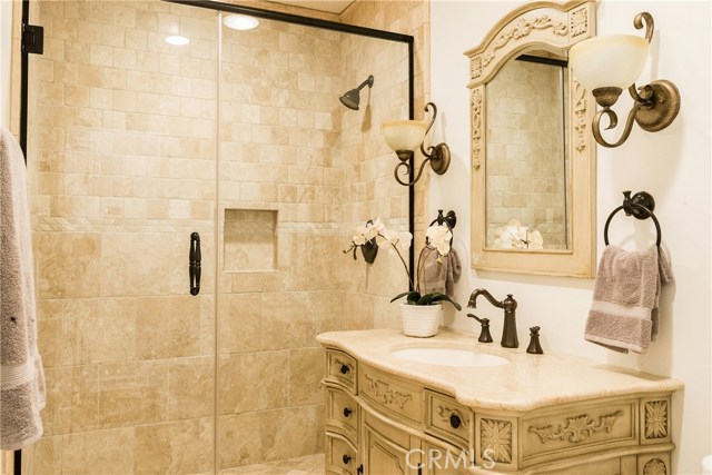 Guest bathroom in main house