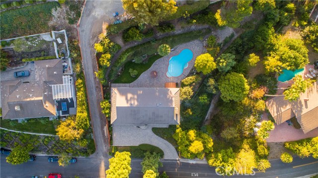 Ariel view of the 1/2 acre homesite.