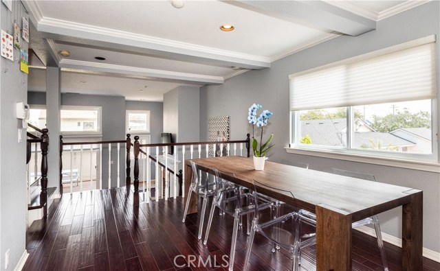 Gorgeous windows add to the architectural interest and provide lots and lots of natural light