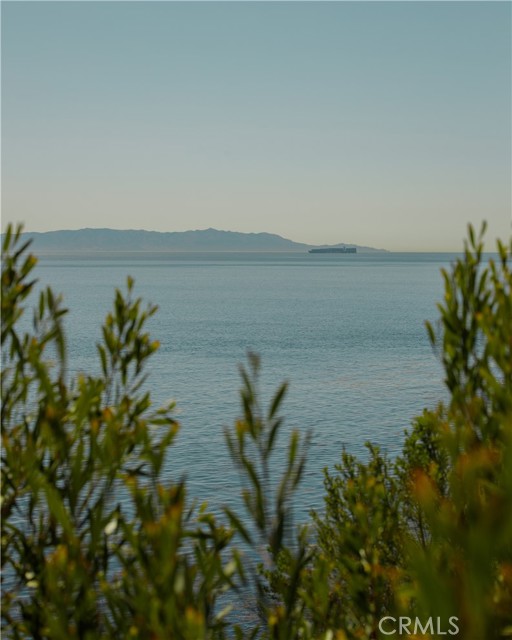 View of Catalina Island from property edge