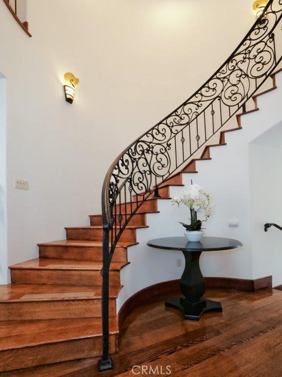 Winding Staircase to Upper Level