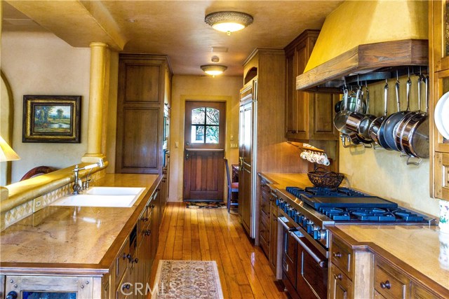 Kitchen With Door To Patio