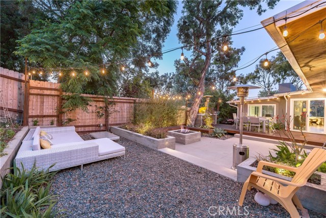 Lounge your days and nights away out back