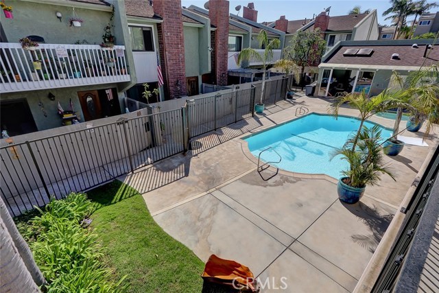 Beautiful pool and spa! Don't miss the spa - tucked over in the corner !(upper right behind the palms!)