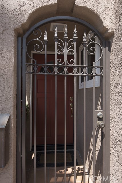 Security front door.