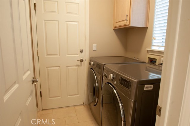 Laundry Room & entrance to garage.