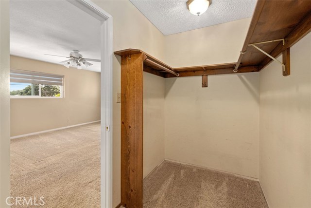 Master bedroom walk in closet