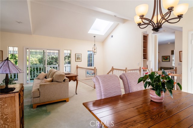 Light and bright all day long. Notice another out door area off living room