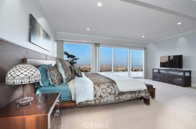 Panoramic View from 2nd Master Bedroom, which Opens to the Terrace Outside