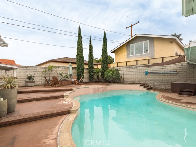 Open pool area