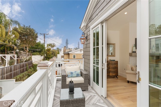 Master bedroom balcony