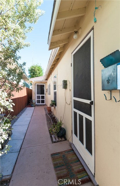 First door is front door to front unit.  Door at back of picture is front door to unit #2 (553).