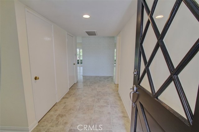 Your welcome foyer with side by side closets
