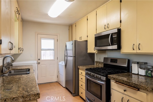 Kitchen with stainless appliances