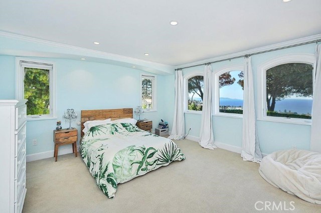 Bedroom #2 with Great Ocean & Catalina Views