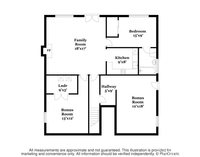 Lower Level Floorplan