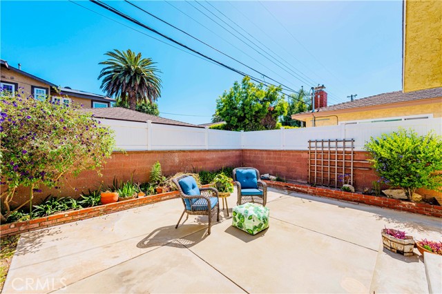 Serene Back Yard Patio Oasis.