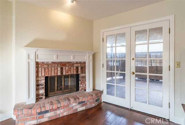 Fireplace for when it's chilly, or covered deck for when it's warm!