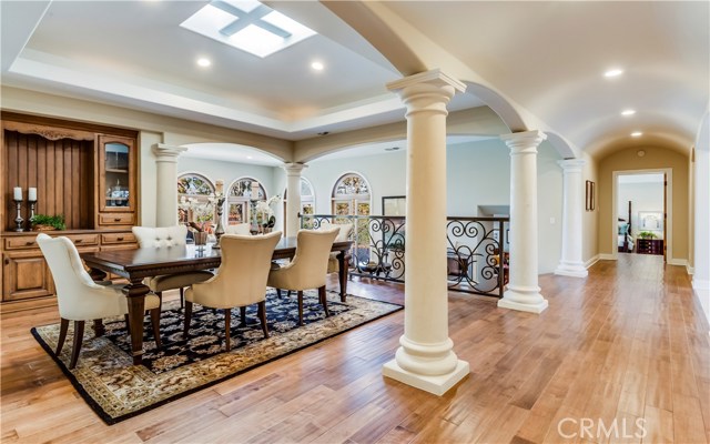 Dining room and hallway