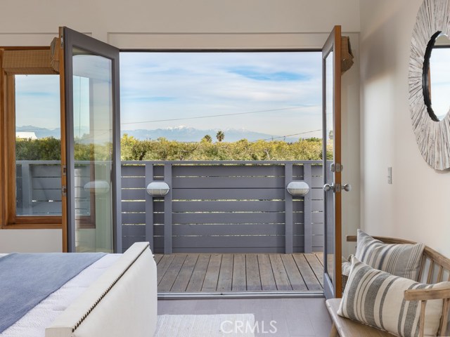 View of mountains from master bedroom balcony