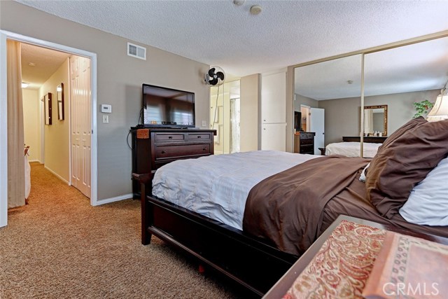 Master Bedroom with 2 closets plus linen closet