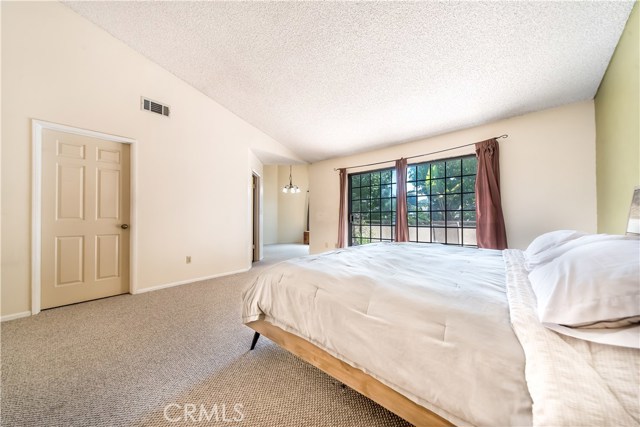 Master Suite with Walk In Closet, Private Over-Sized Deck and Sitting Room