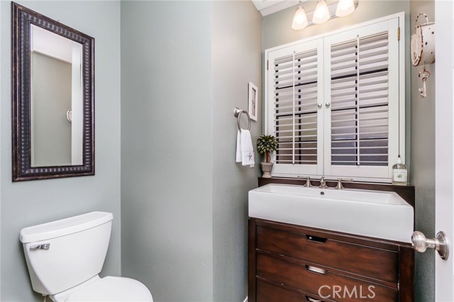 Downstairs half bath