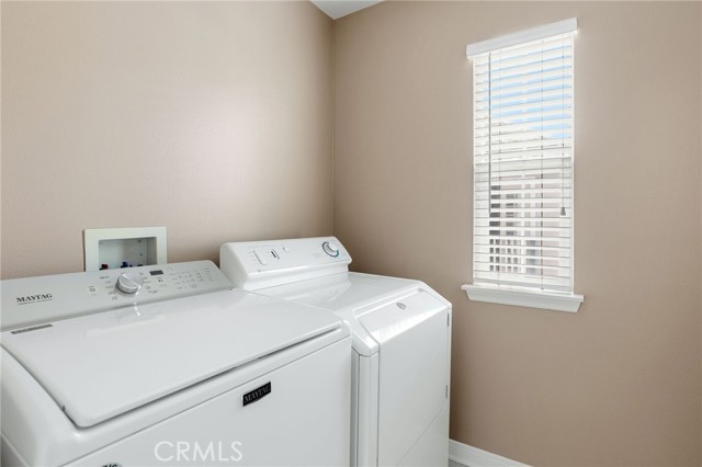 Upstairs laundry so no carrying dirty laundry up and down stairs!