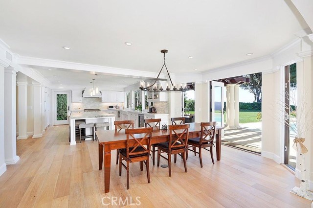 Dining Area Next to Open Kitchen