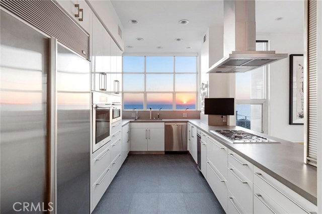 Oceanview Modern Kitchen with Miele appliances