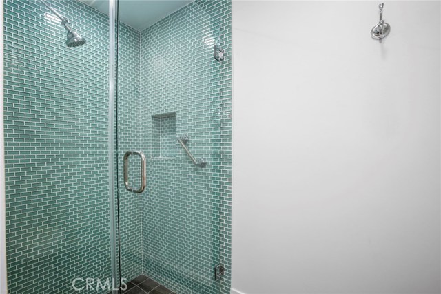 Walk in shower in remodeled Master Bath