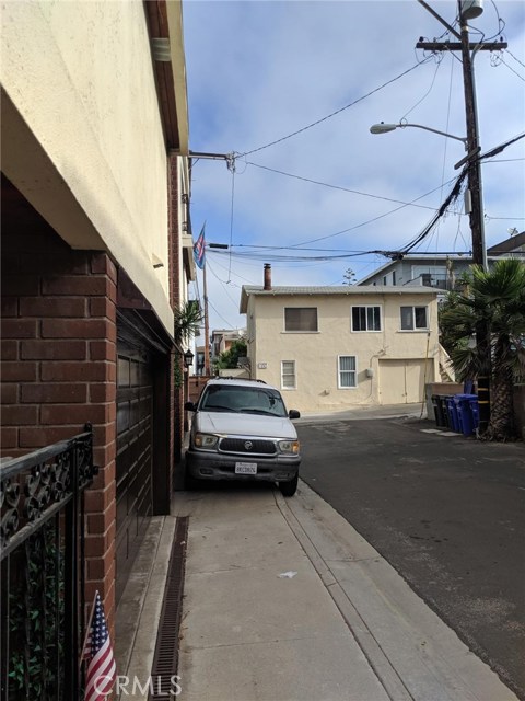 Looking down the Alley at back of Property