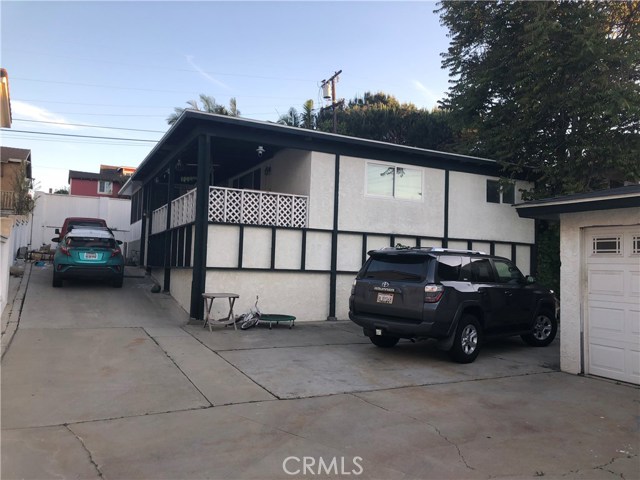 Very rear of house
