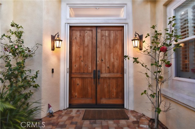 Behind these double doors is a gorgeous home!