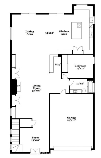 Lower-Lever Floor Plan