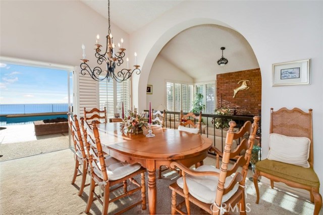 Formal Dining Area with View