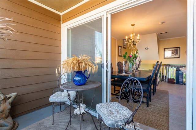 Balcony off Dining Room