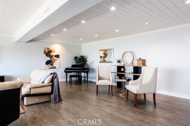 Brand New Flooring installed in the Family Room Downstairs