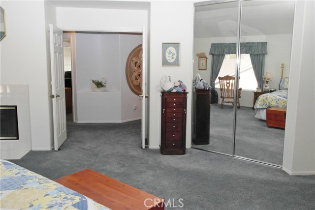 Double Door Entry Into the Huge Master Bedroom Which Includes 3 Closets (2 Are Walk In Closets) All With Mirrored Doors.