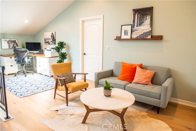 Bonus/sitting area on second level is great for studying or an in-home office.