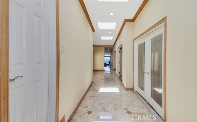 Spacious hall from front door toward the view.