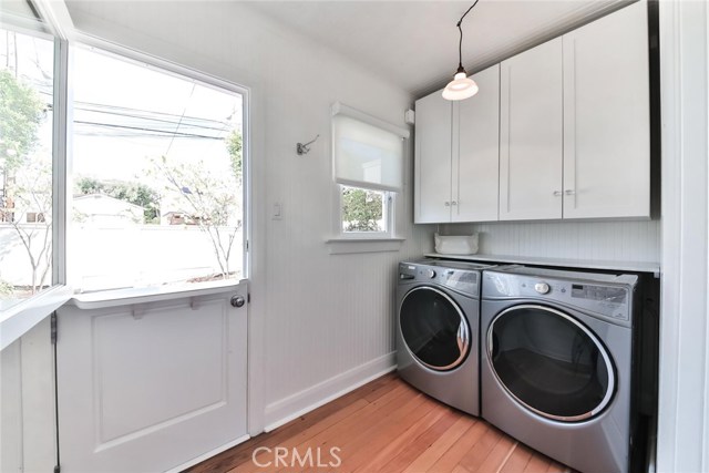 Utility Room with Dutch Door into Backyard